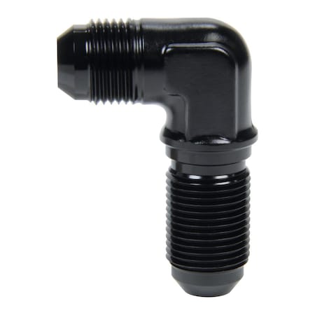 Allstar Performance 4AN 90 deg Bulkhead Fuel Fitting; Black ALL49621